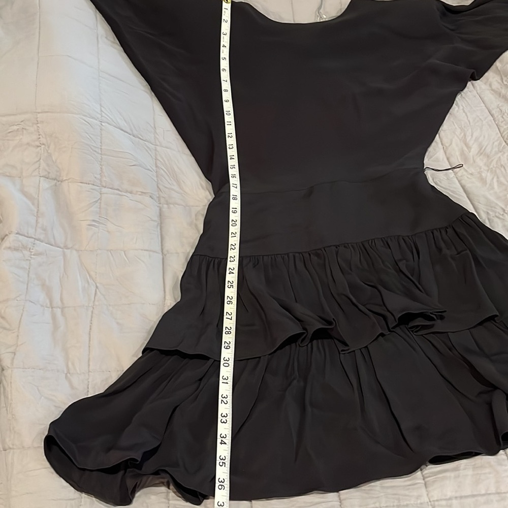 Betsy & Adam black party/cocktail dress. 8-10 crisscross back butterfly top. - Picture 8 of 13